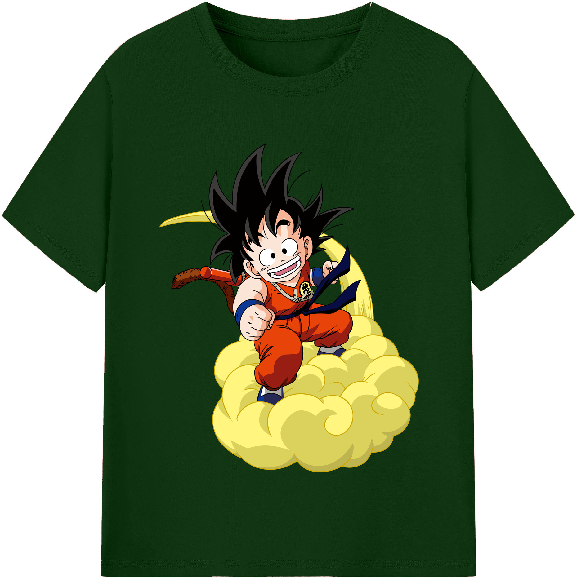 （画像用） ドラゴンボール 孫悟空（そん ごくう）Son Goku カカロット DRAGON BALL Kakarotto 綿100％半袖Tシャツ（フロントプリント）